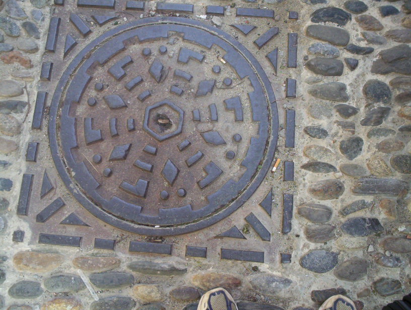 Carcassonne sewer cover